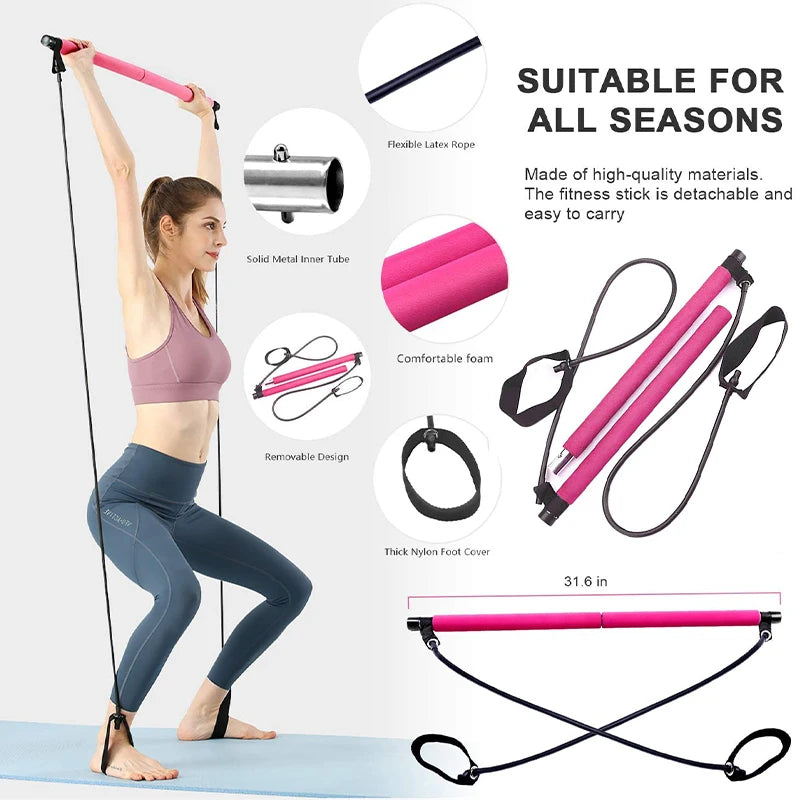 Portable Pilates Bar Kit