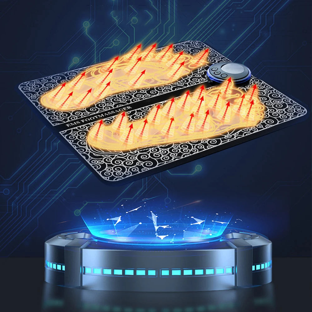 Electric Foot Massager Pad Electrostimulator