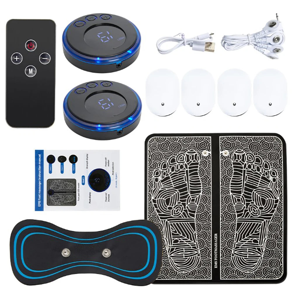 Electric Foot Massager Pad Electrostimulator