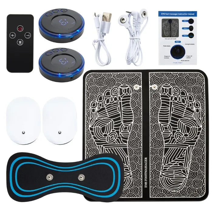 Electric Foot Massager Pad Electrostimulator