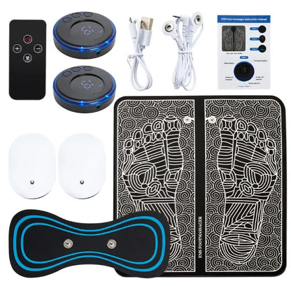 Electric Foot Massager Pad Electrostimulator