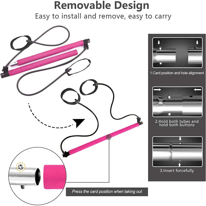 Portable Pilates Bar Kit