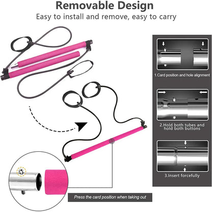 Portable Pilates Bar Kit