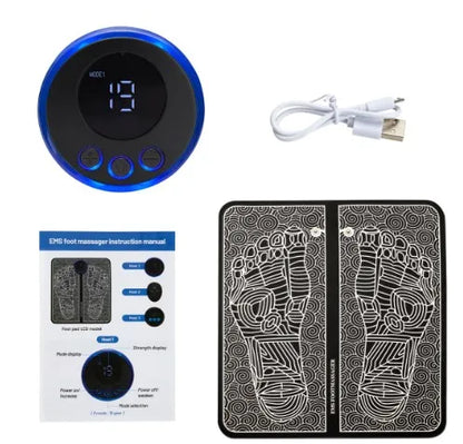 Electric Foot Massager Pad Electrostimulator