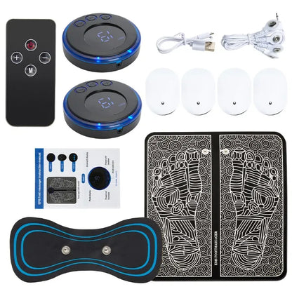 Electric Foot Massager Pad Electrostimulator