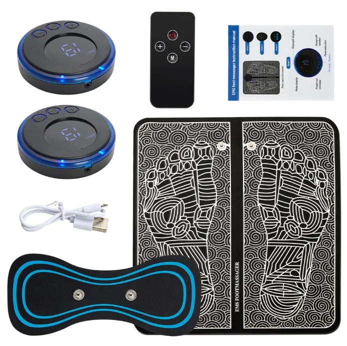 Electric Foot Massager Pad Electrostimulator