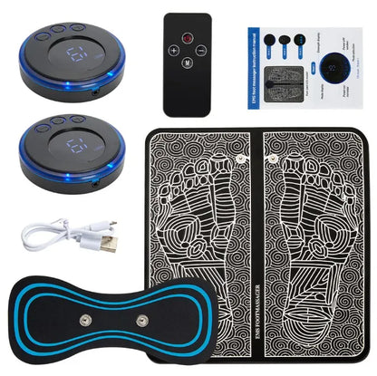 Electric Foot Massager Pad Electrostimulator